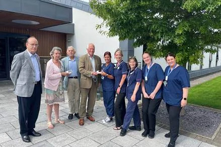 Donation by the Cockermouth Community Hospital League of Friends to our Nurses